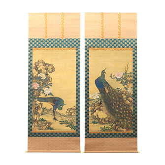 掛軸 187 不詳/作者不詳/書/布袋屋掛軸HE-187 不詳/作者不詳/書/布袋