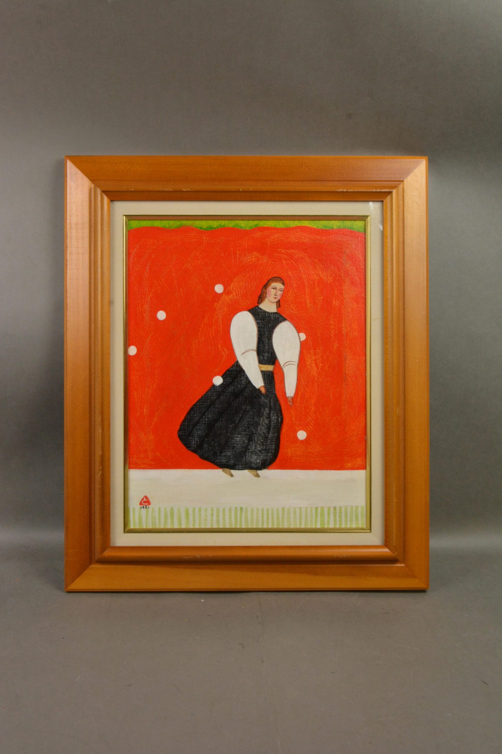 有元利夫 肖像銅版画 希少 38歳でこの世を去った天才画家、