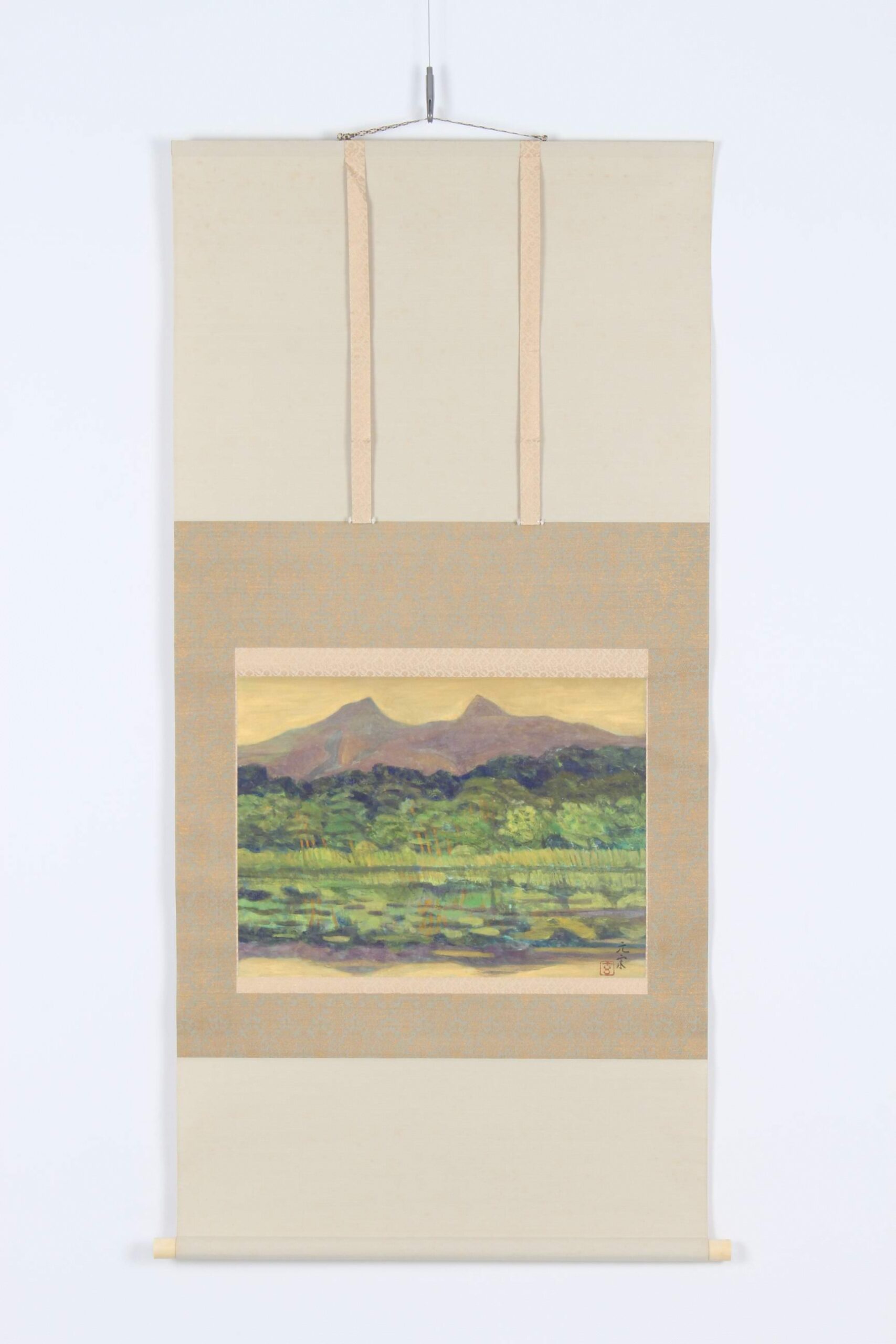 文化勲章受章作家奥田元栄日本画家筆作品