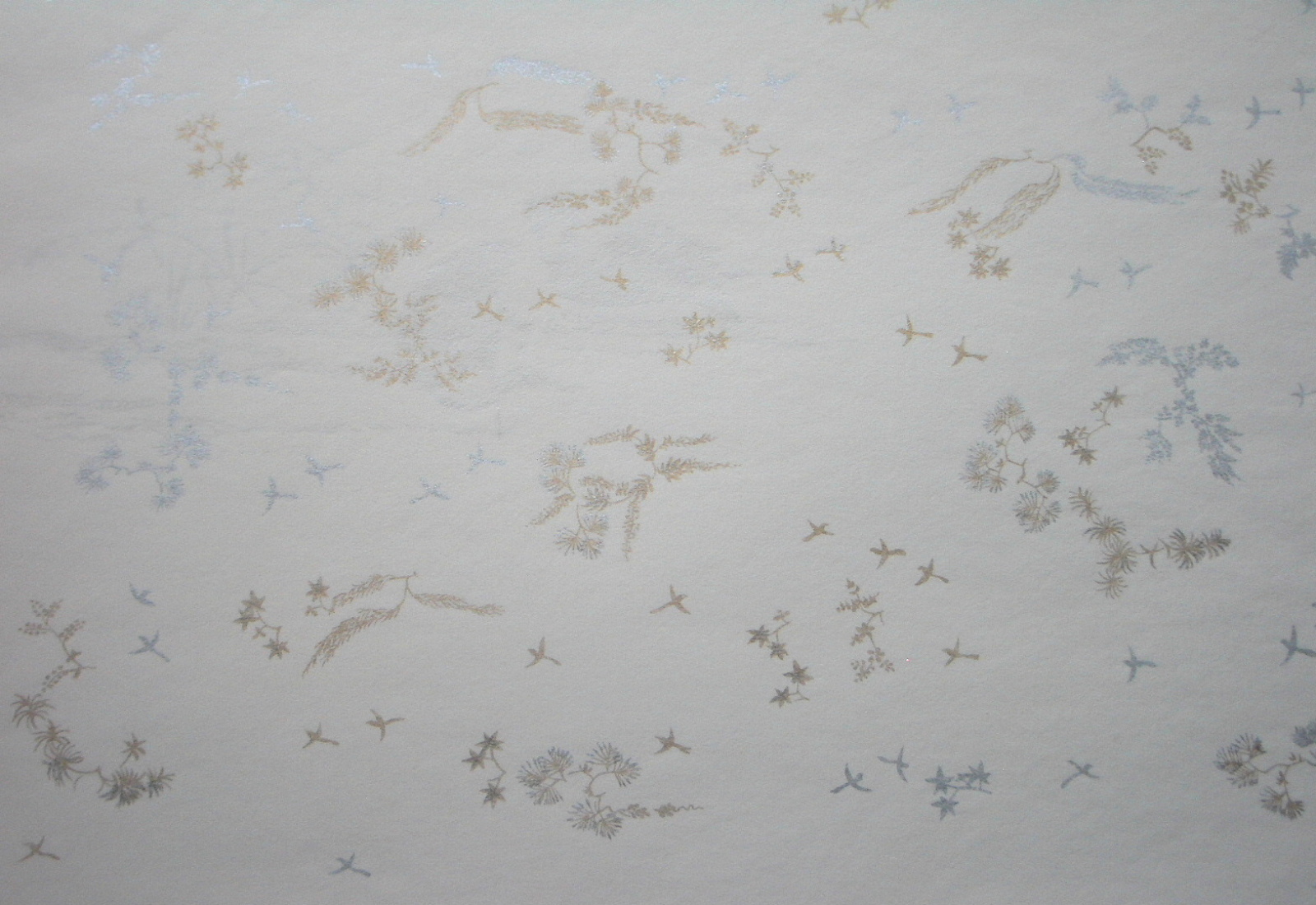 伊勢集（石山切）具引唐紙 『水辺の鳥』