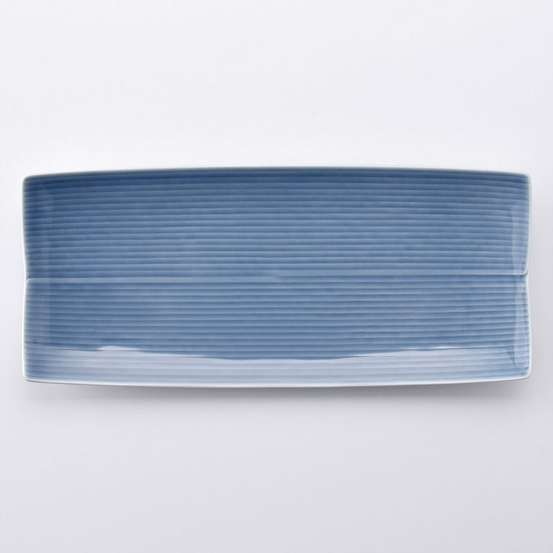 長方皿 長角盛付皿 ブルー | 白山陶器直営オンラインストア