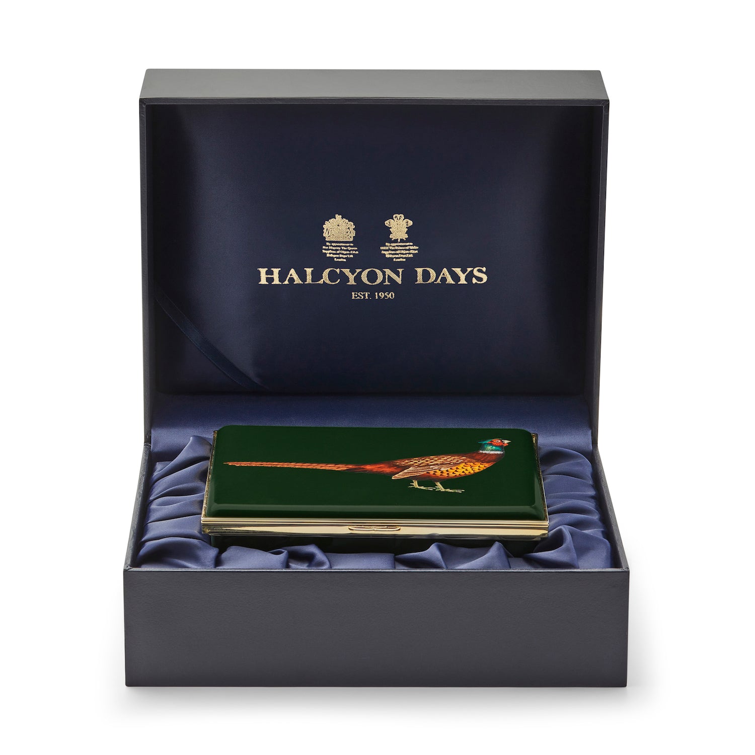 Woodland Wildlife Pheasant Enamel Box – HALCYON DAYS