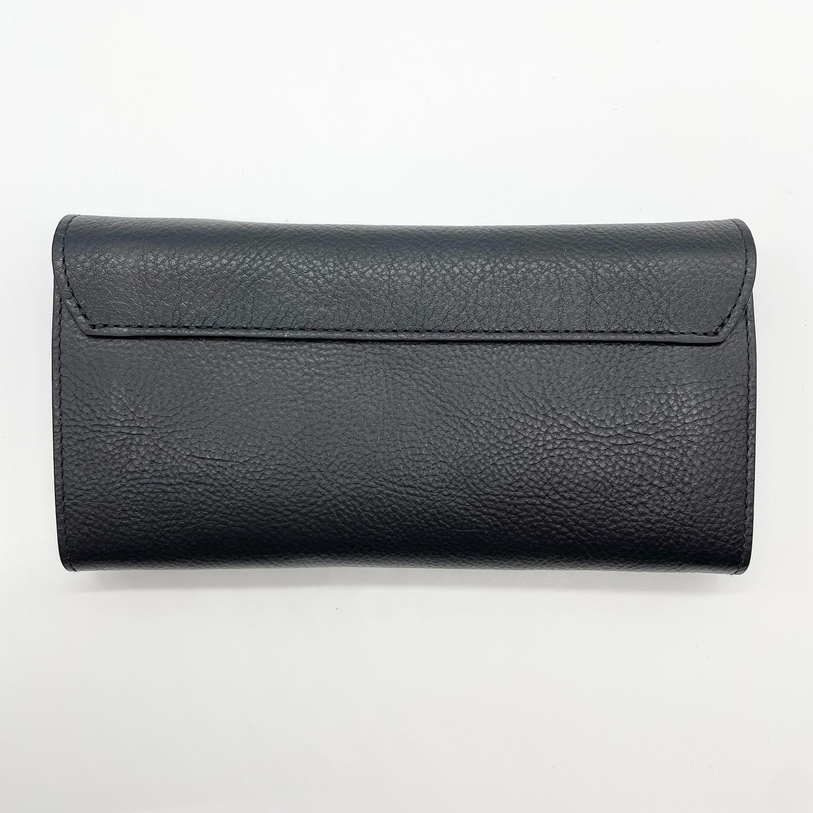 IL BISONTE - ロングウォレット/スナップボタン長財布/ネイビー