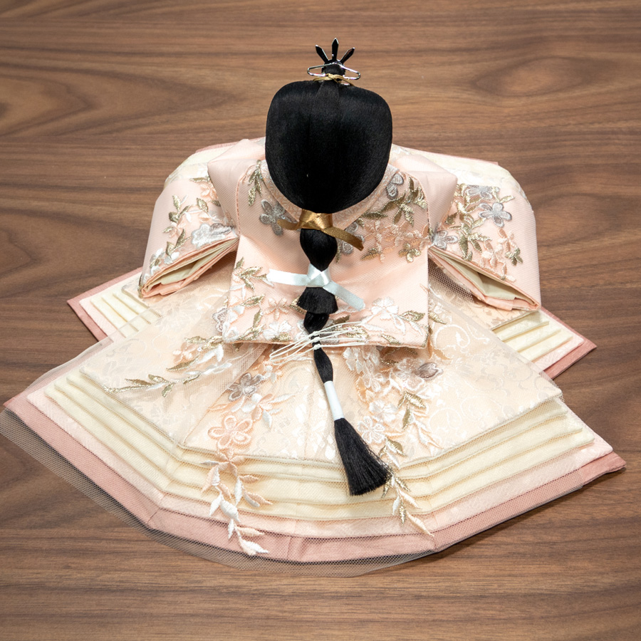 アンティーク ギュピールレース 向日葵刺繍 浮き上る花びら お子様