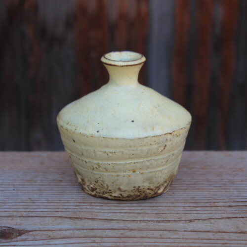 花岡隆 粉引花入 花瓶 花岡隆 粉引花入 花瓶 花岡隆 粉引ポット