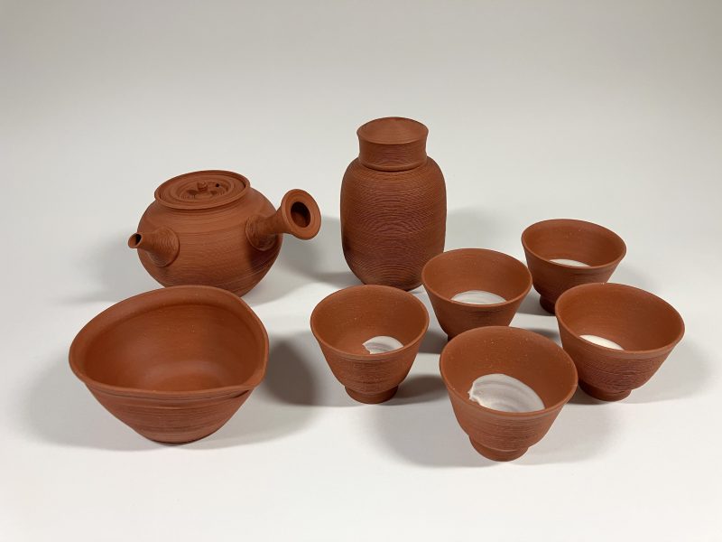 ニャンニャン様専用 人間国宝 三代山田常山 茶注 常滑焼 朱泥 人間国宝