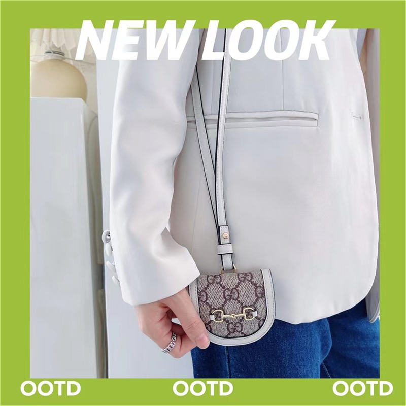 airpods/airpods proケース グッチ ホースビット ワイヤレス イヤホン