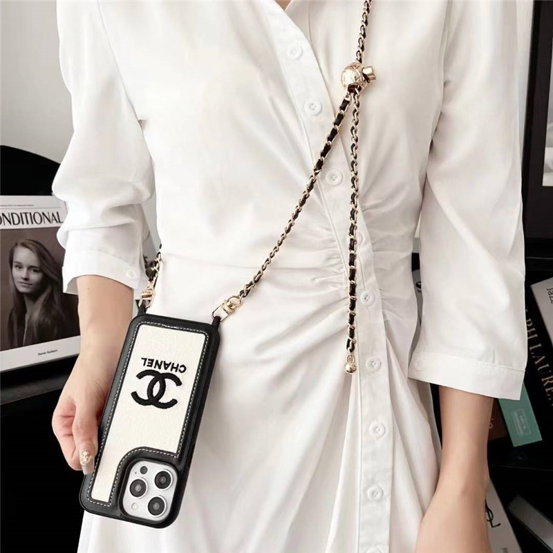 シャネル iphone16pro ケース ショルダー chanel風 iphone15promax