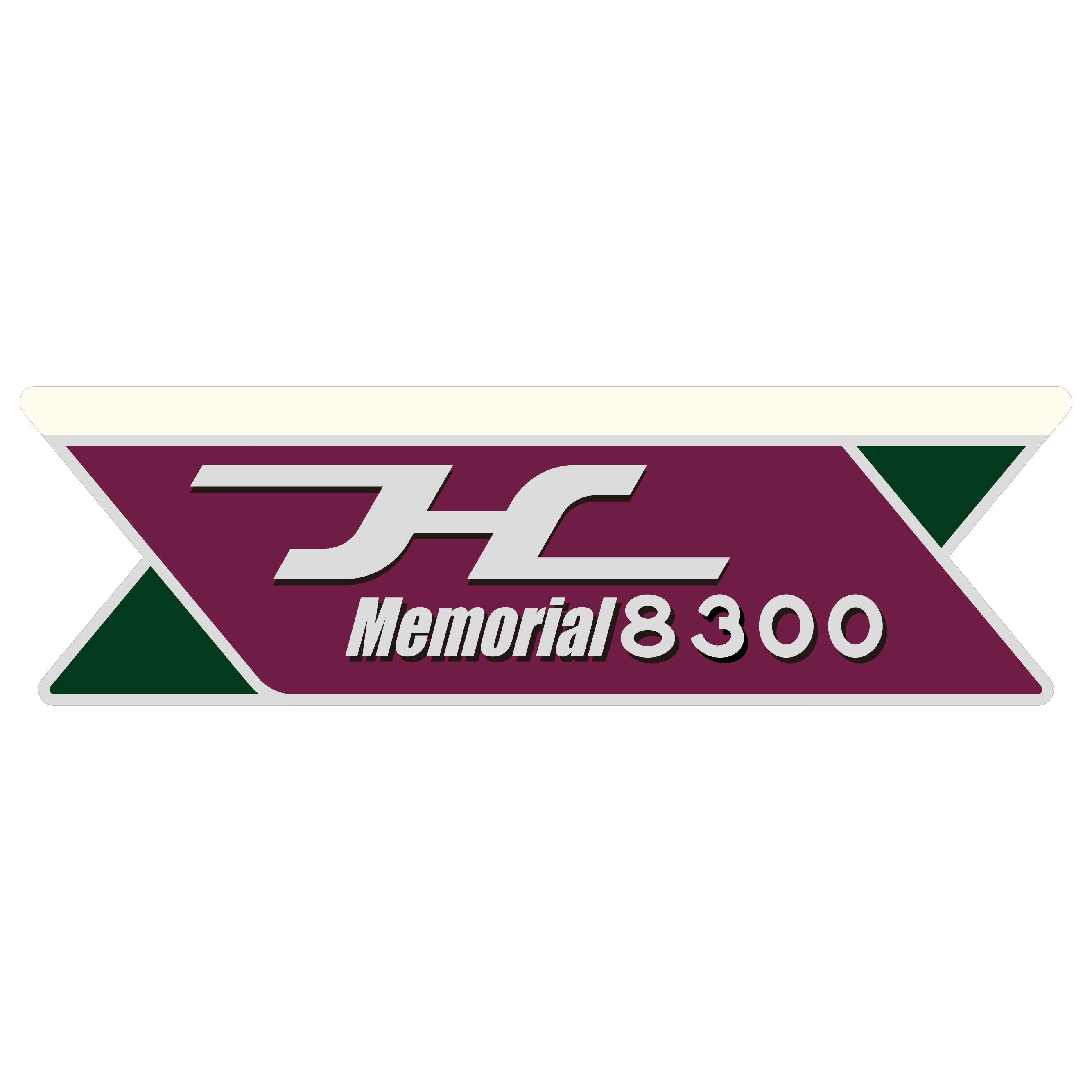 Memorial8300 車内掲出プレート