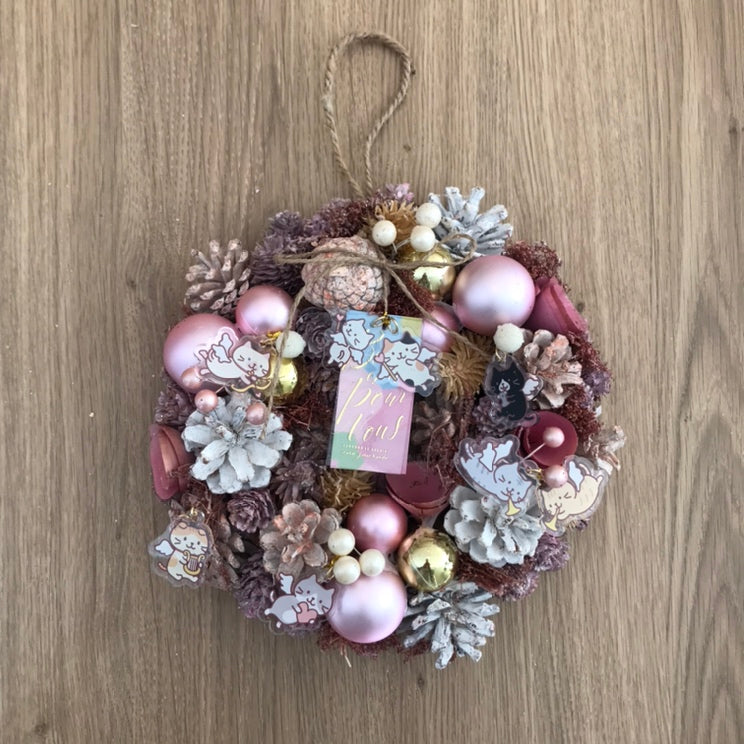 ふくふくにゃんこ エンジェルクリスマスリース【WEB限定】 – HAPiNS