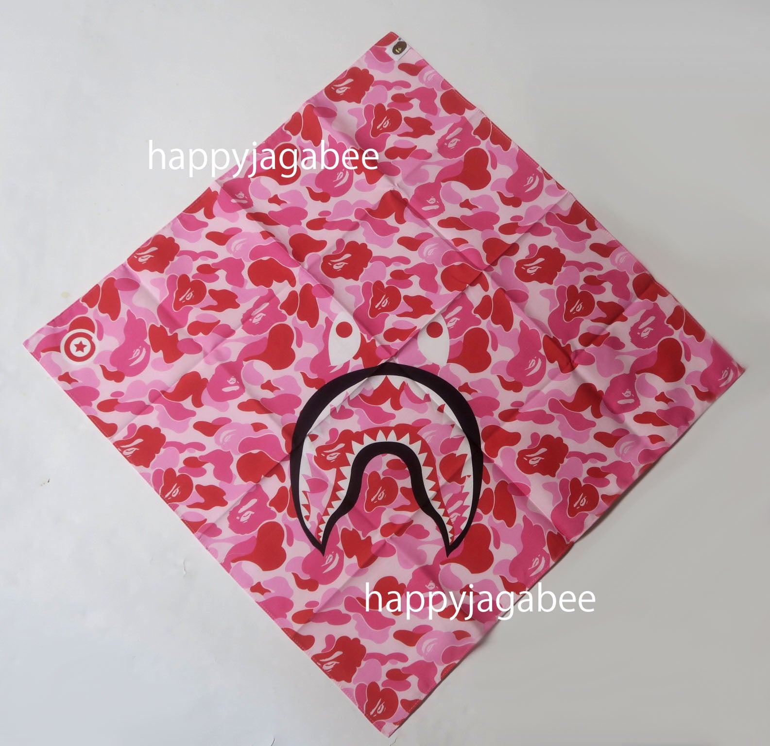 A BATHING APE ABC CAMO SHARK BANDANA – happyjagabee store