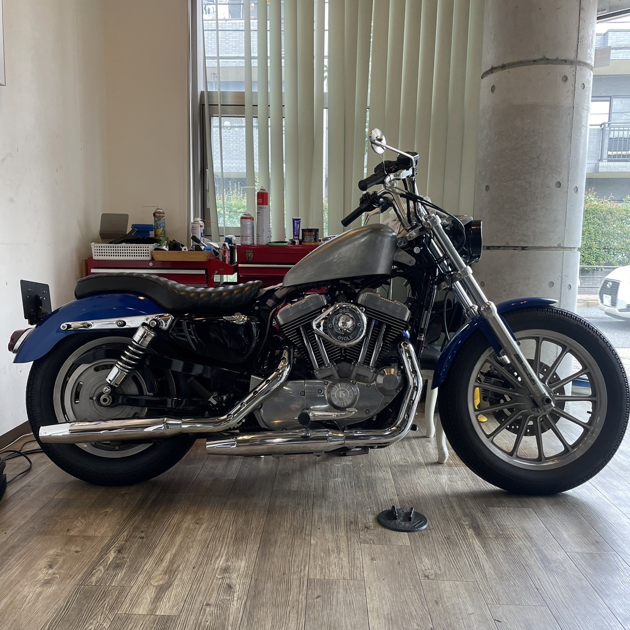 ハーレー/スポーツスターに2.1ガロンタンクを装着してみた(パーツ