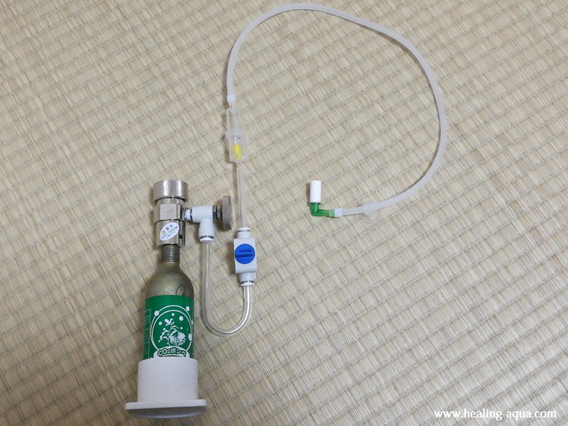 AIネットのキューブセカンドCO2機器組み立て例