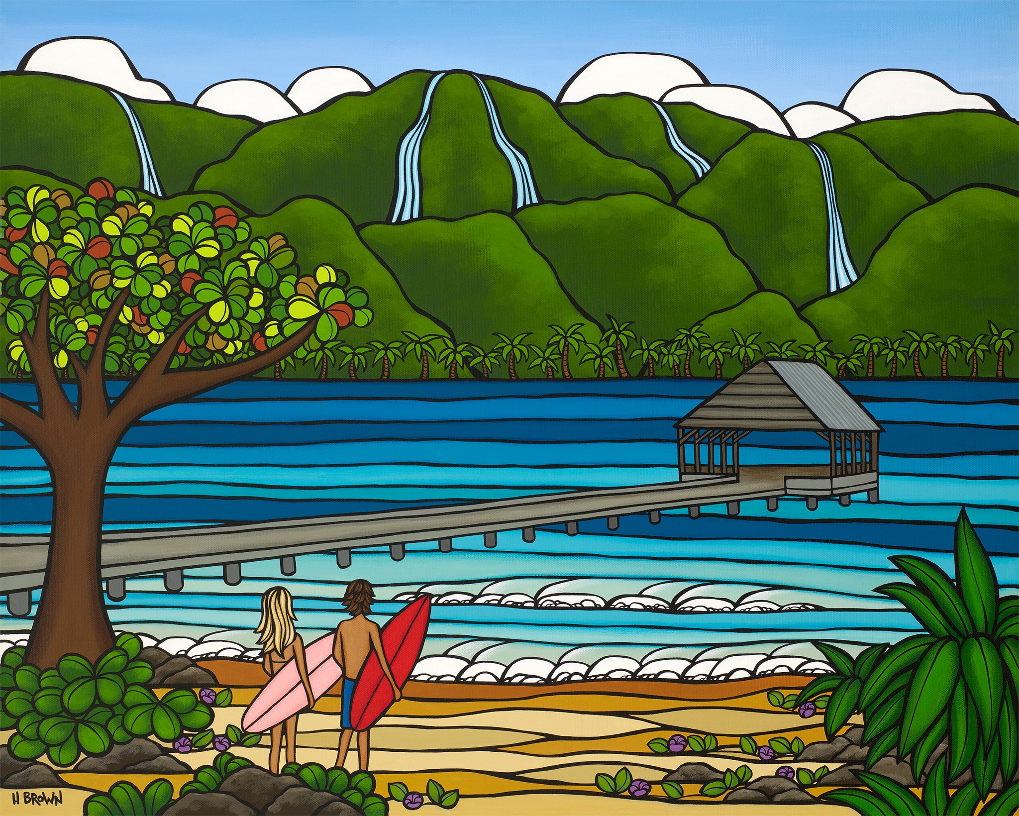 ヘザーブラウン のアートプリント絵画6枚セット ヘザーブラウン Amazon