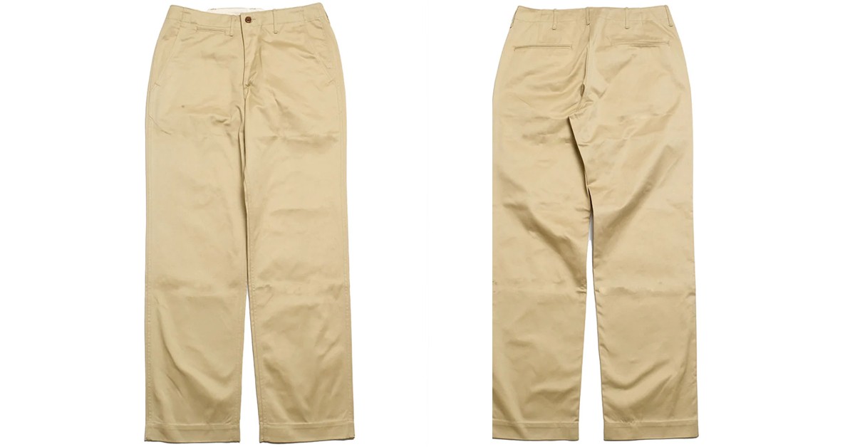 Warehouse & Co.'s Lot 1082 Chinos Are a Wardrobe Staple