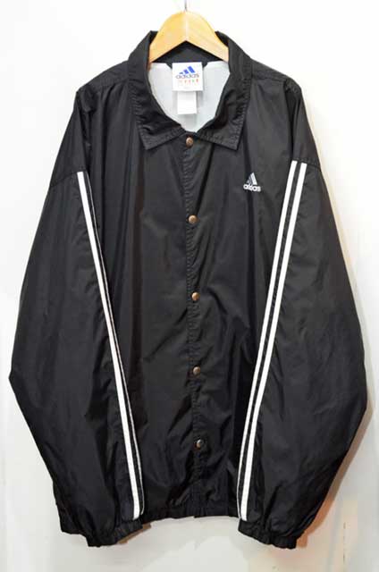 90's adidas ナイロンコーチジャケット - used&vintage box Hi-smile