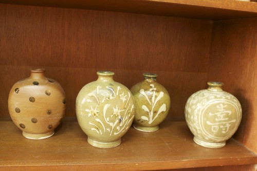 沖縄 壺屋焼❤️上江洲 茂生 作 花瓶 2026年最新】上江洲茂生の人気