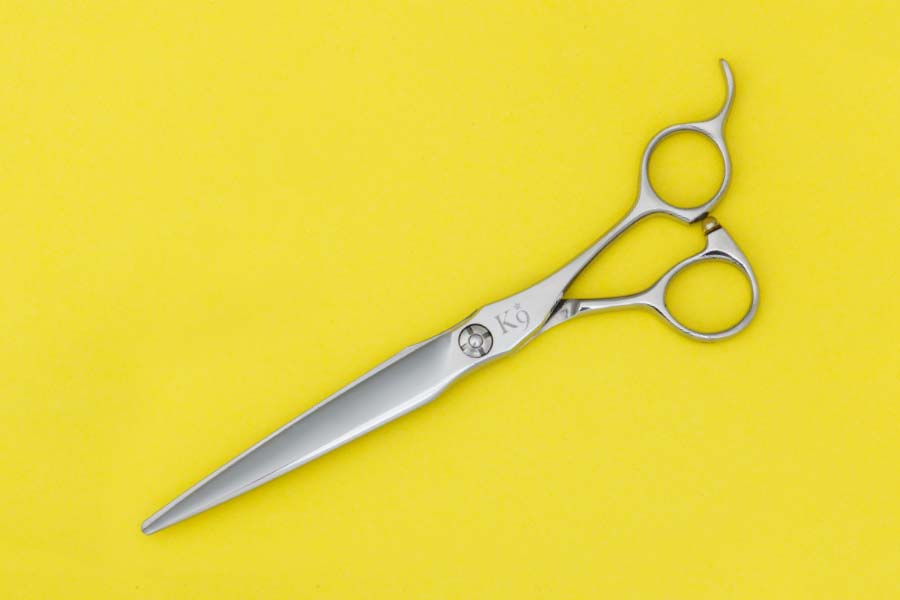 パワー有プロ用カーブシザートリマートリミングペットママミング両面可