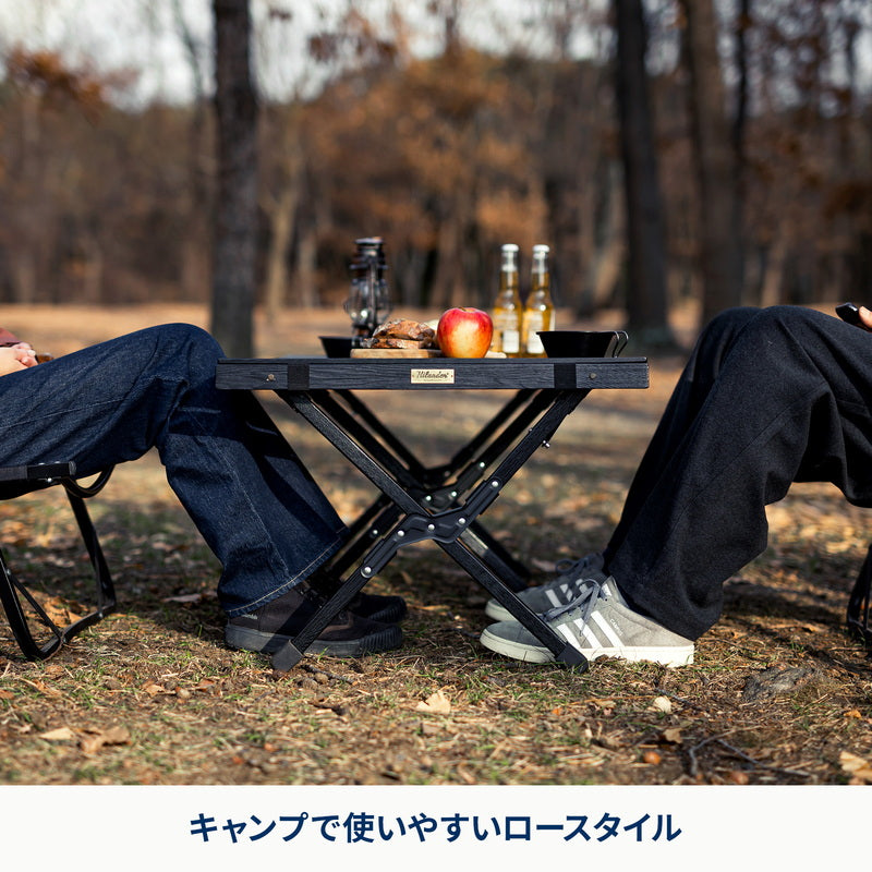 ウッドロールトップテーブルLIGHT 120 アウトドア キャンプ ロー