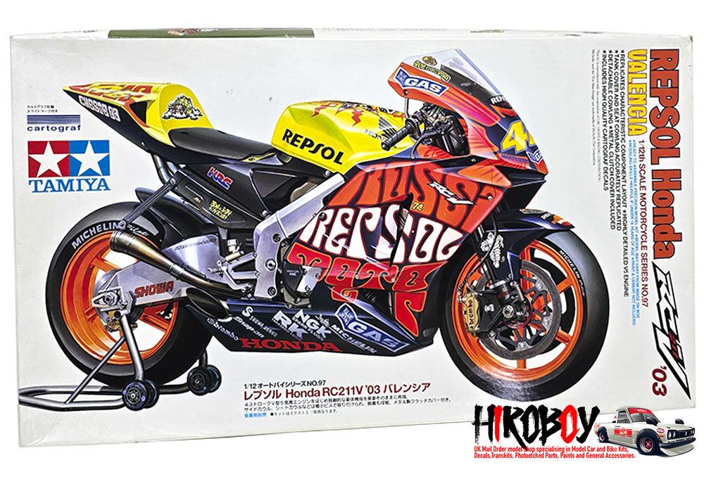 1:12 Honda RC211V Repsol '03 14097 | TAM14097 | Tamiya