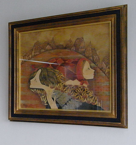 吉田正雄先生の油絵、アンティーク 吉田正雄先生の油絵、アンティーク