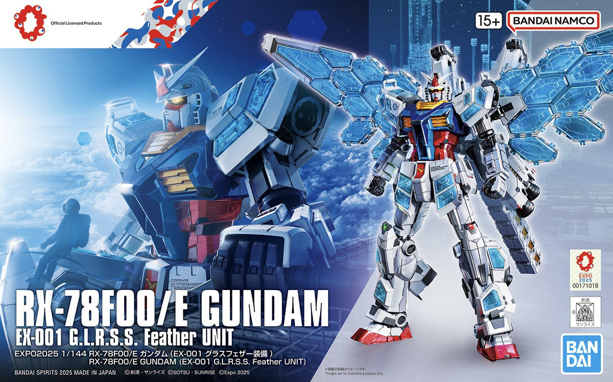 EXPO2025 RX-78F00/E Gundam (EX-001 Glass Feather) | HLJ.com