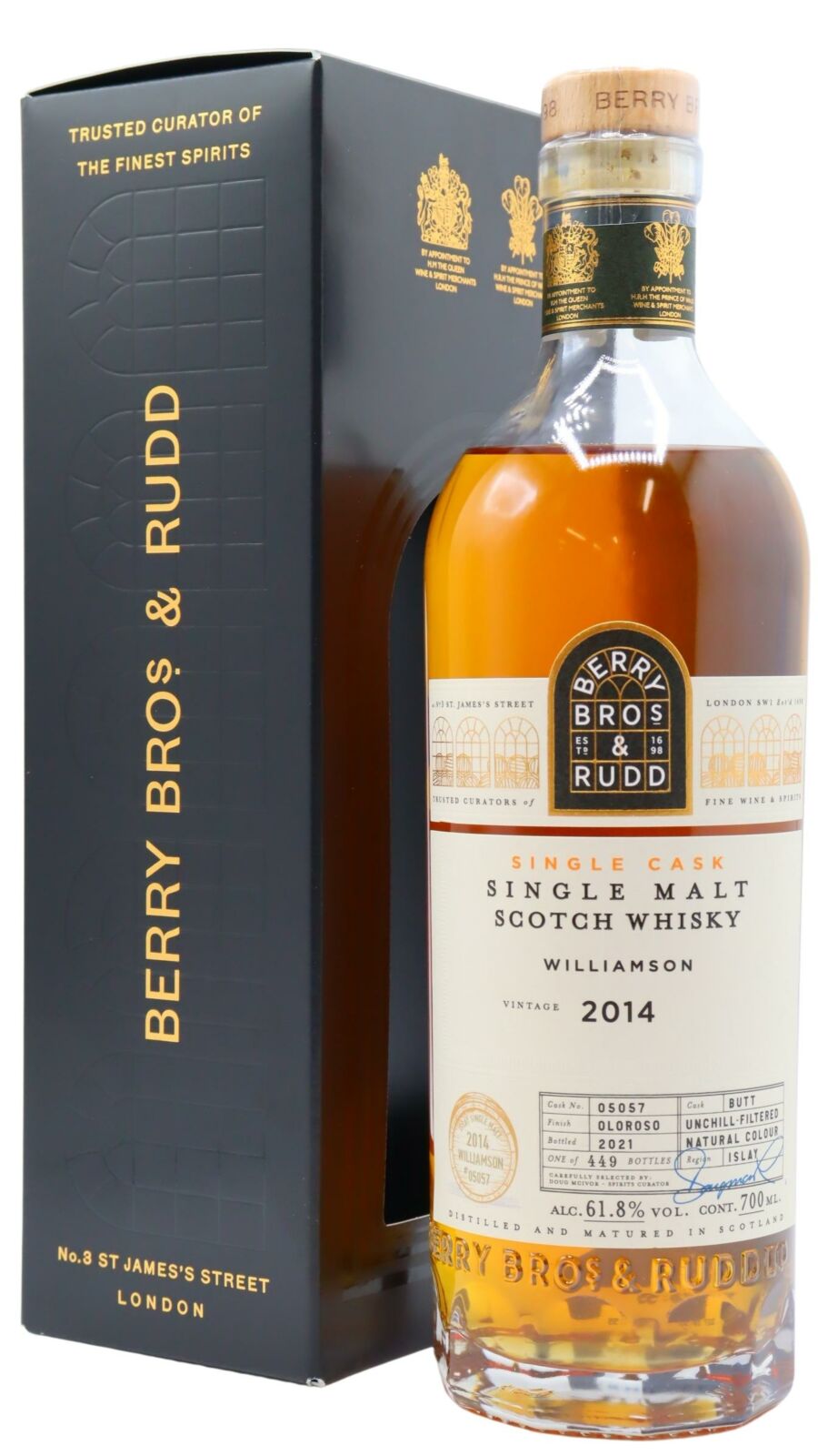 Williamson - Berry Bros & Rudd - Single Cask #05057 2014 7 year