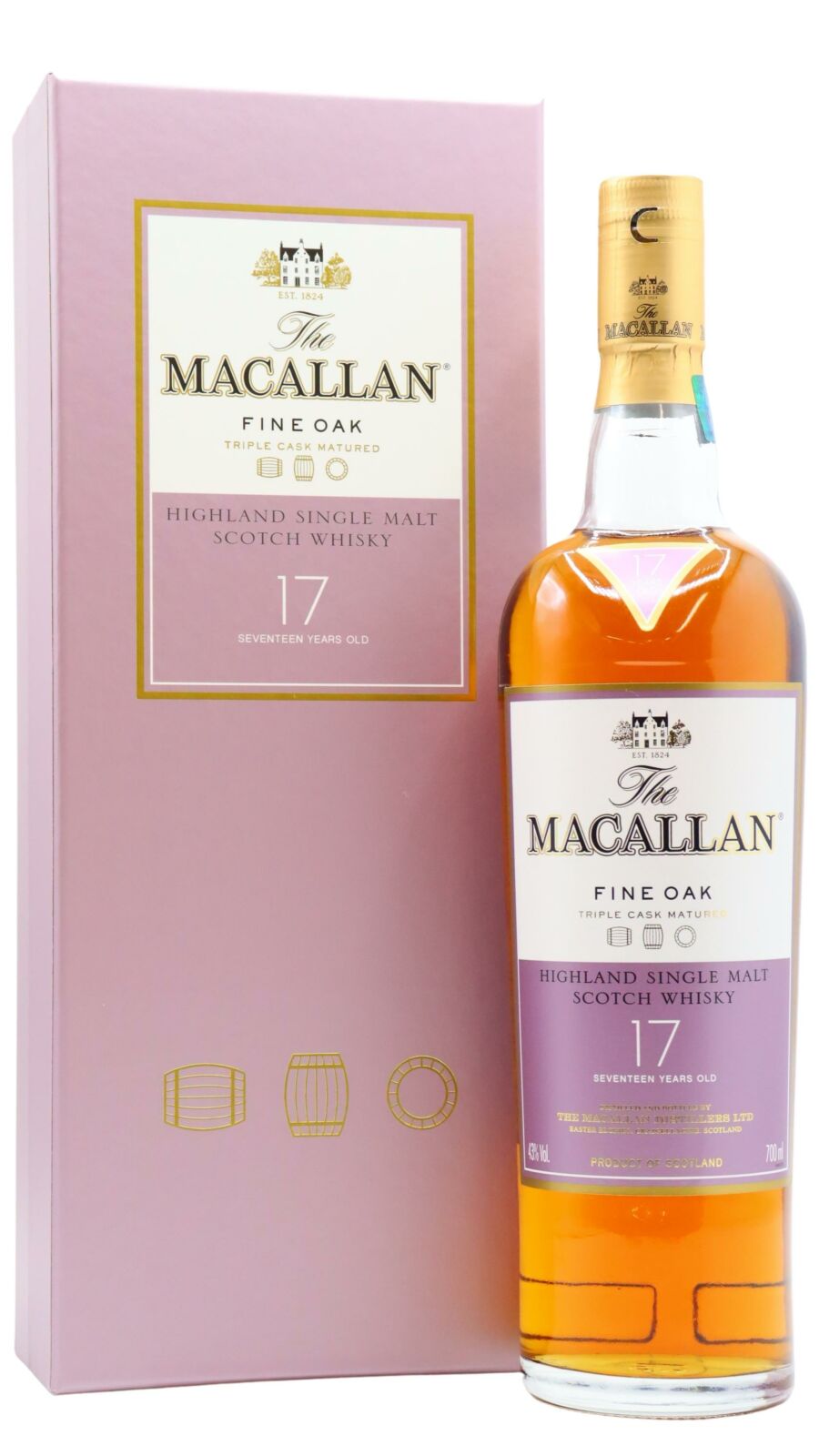 Macallan - Fine Oak Highland Single Malt Scotch 17 year old Whisky