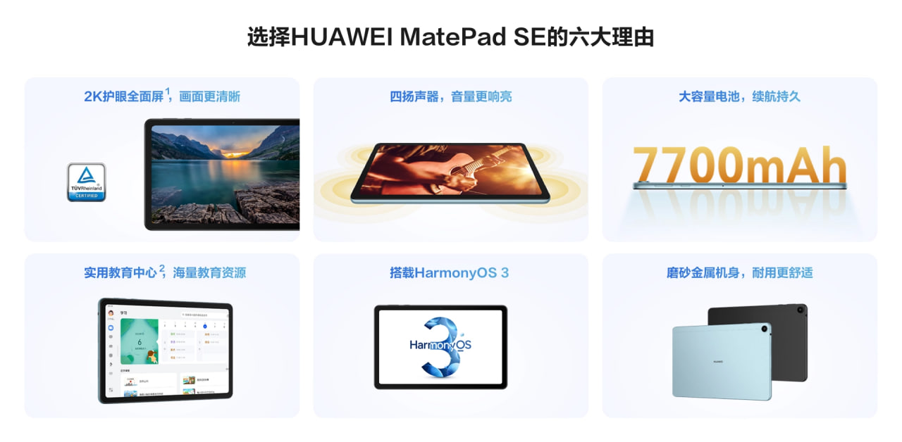 Huawei MatePad SE 10.4 with 6GB RAM launched in China - Huawei Central