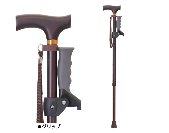 幸和製作所(TacaoF)】たつサポ（伸縮杖） CAE08 |杖販売の介護用品卸