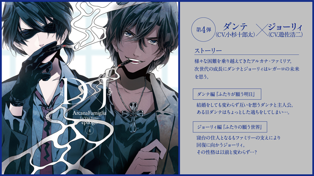キャラクターCD「アルカナ・ファミリア-La Vita Ferice-」epilogo1～4