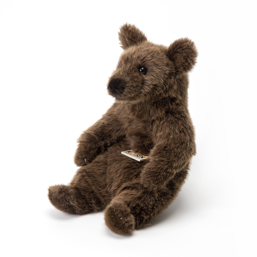 テディベア作家ジャネット・オスマン作のビーニーベアーズ (ブラウン