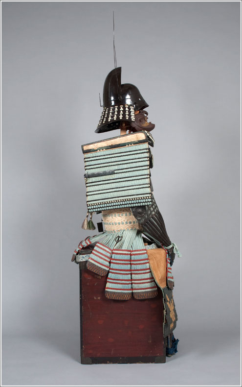 紙甲冑】緑糸縅二枚胴【わけあり】