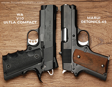 V10 ウルトラコンパクト オールブラック WA ガスガン エアガンレビュー