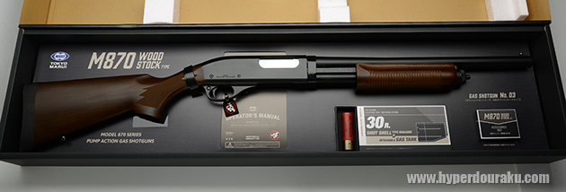 M870ウッドストックタイプ ガスガン 東京マルイ エアガンレビュー