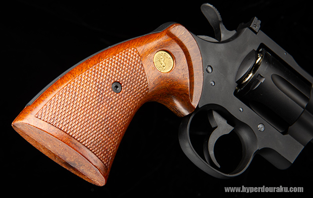 タナカ モデルガン】コルト パイソン4インチ 冴羽獠モデル 木製