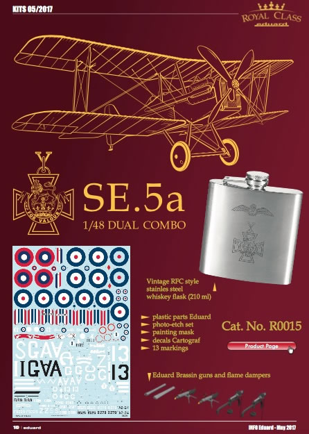 エデュアルド 1:48 R0015 SE.5a ロイヤルクラス SE.5a 1/48 - Eduard Store