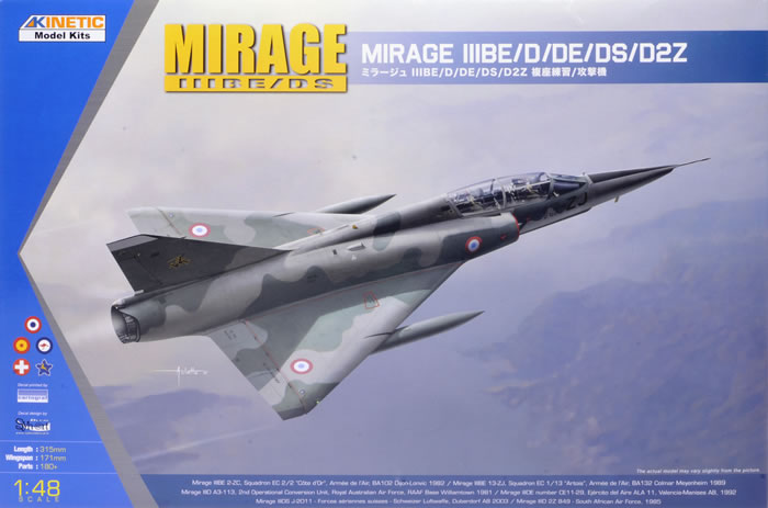 Mirage IIID Review by Brett Green (Kinetic Model Kits 1/48)