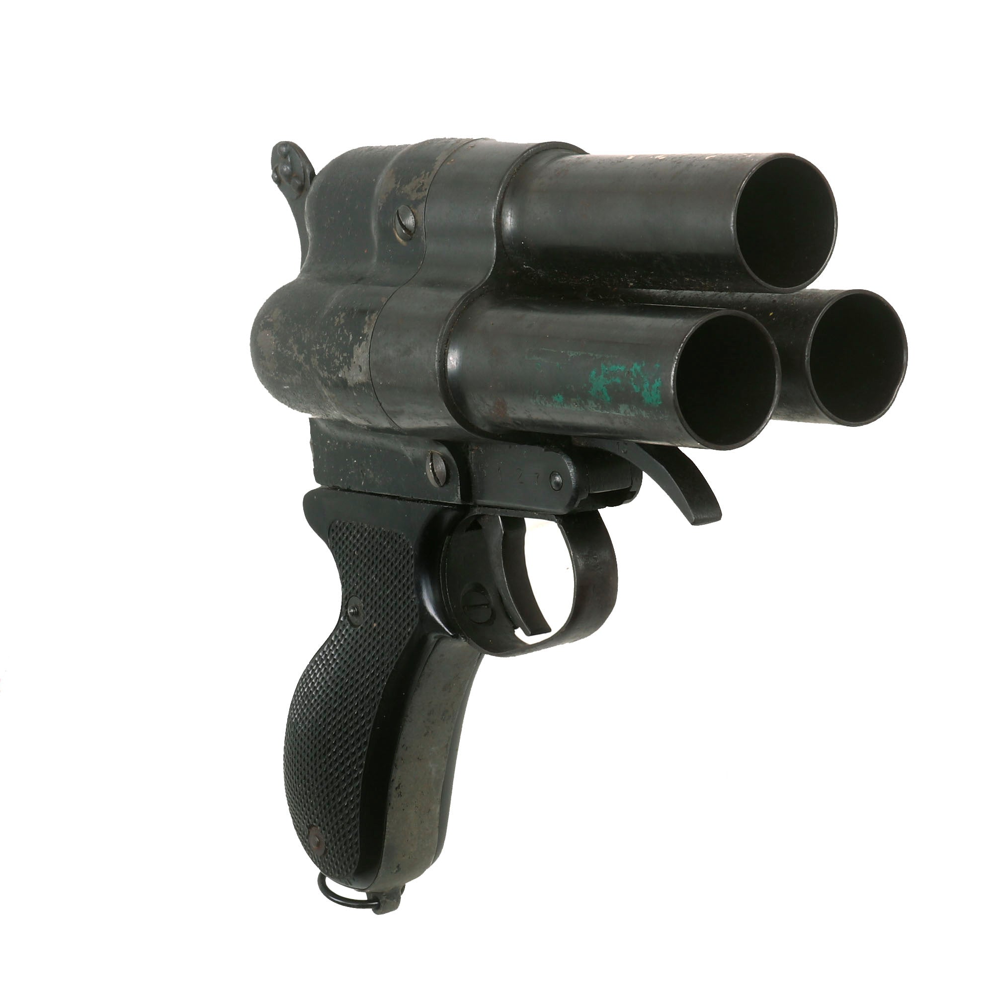 Original Japanese WWII Imperial Navy Nambu Type 90 Three Barrel