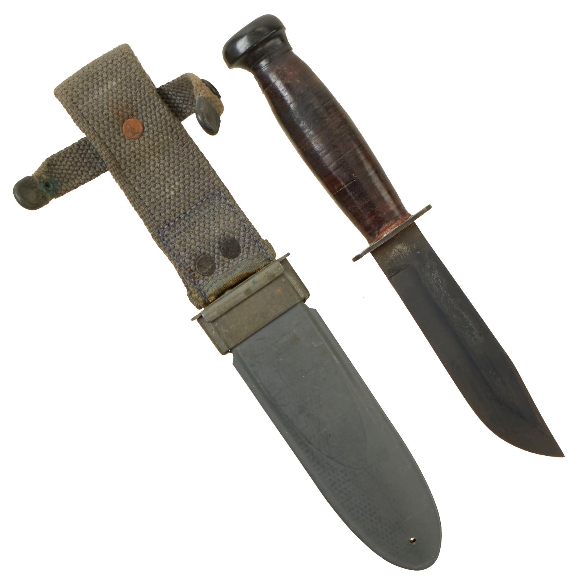 米海軍・カミラス社製USN Mark 1ナイフ／シース付き（良品） Mark 米