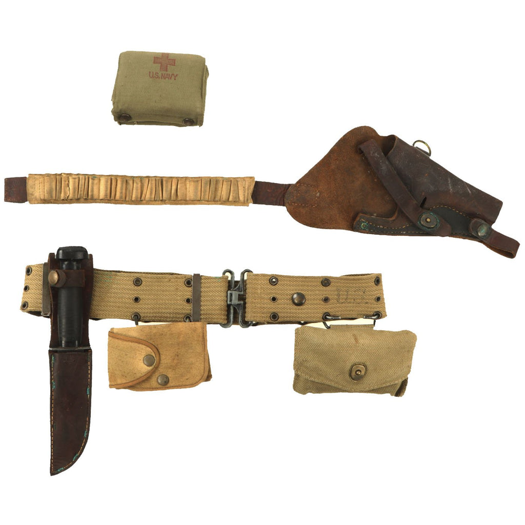 Original U.S. WWII Naval Aviator Survival Set with Complete USN