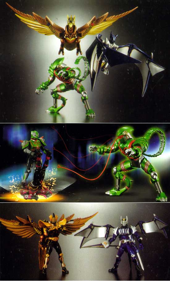 仮面ライダー龍騎『ミラーモンスター4種』 仮面ライダー龍騎『ミラー