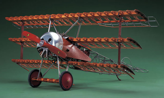 ハセガワ 1/8 ミュージアムモデルシリーズ Fokker Dr.Iレッドバロン