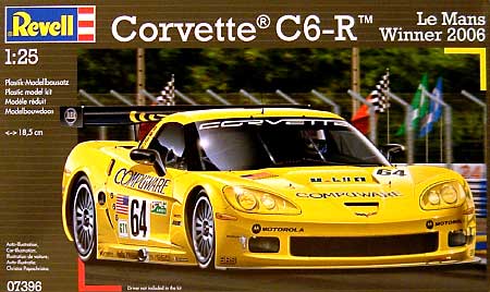 カーモデル コルベット C6-R (ル・マン ウィナー 2006） Revell (レベル)