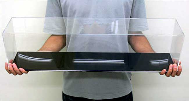 アオシマ 高雄型用 (大型艦用） アクリル製ディスプレイケース (W-700