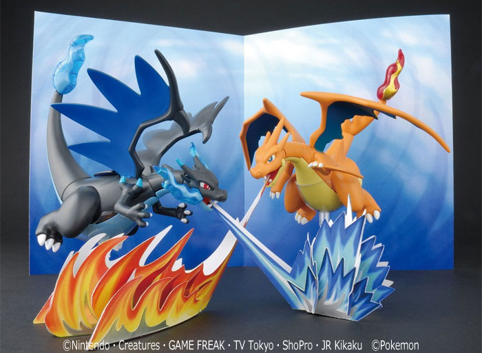 バンダイ メガリザードンX vs メガリザードンY セット ポケモンプラモ
