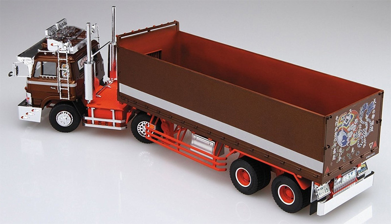 アオシマ1/32デコトラ、バリューデコトラ 平トレーラー(訳あり品)各種