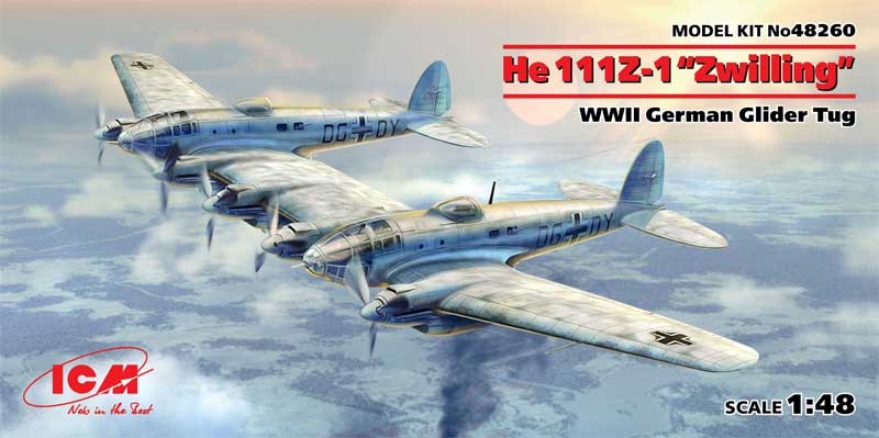 ICM ハインケル He111Z-1 ツヴィーリンク 1/48 エアクラフト