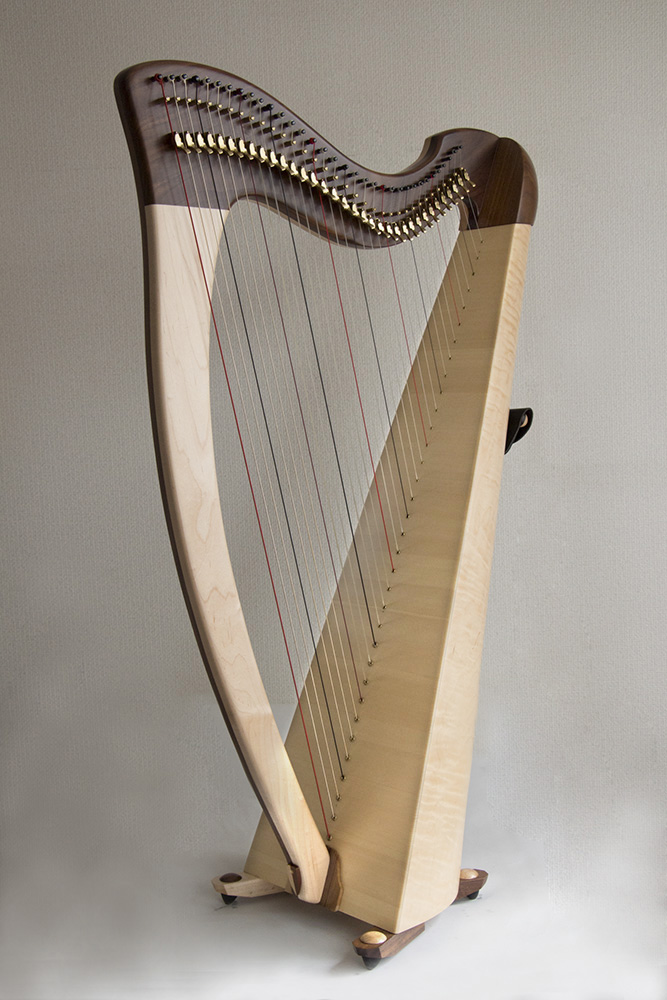 美品】ハープ スティヴェル アイリッシュ グランド レバーハープ