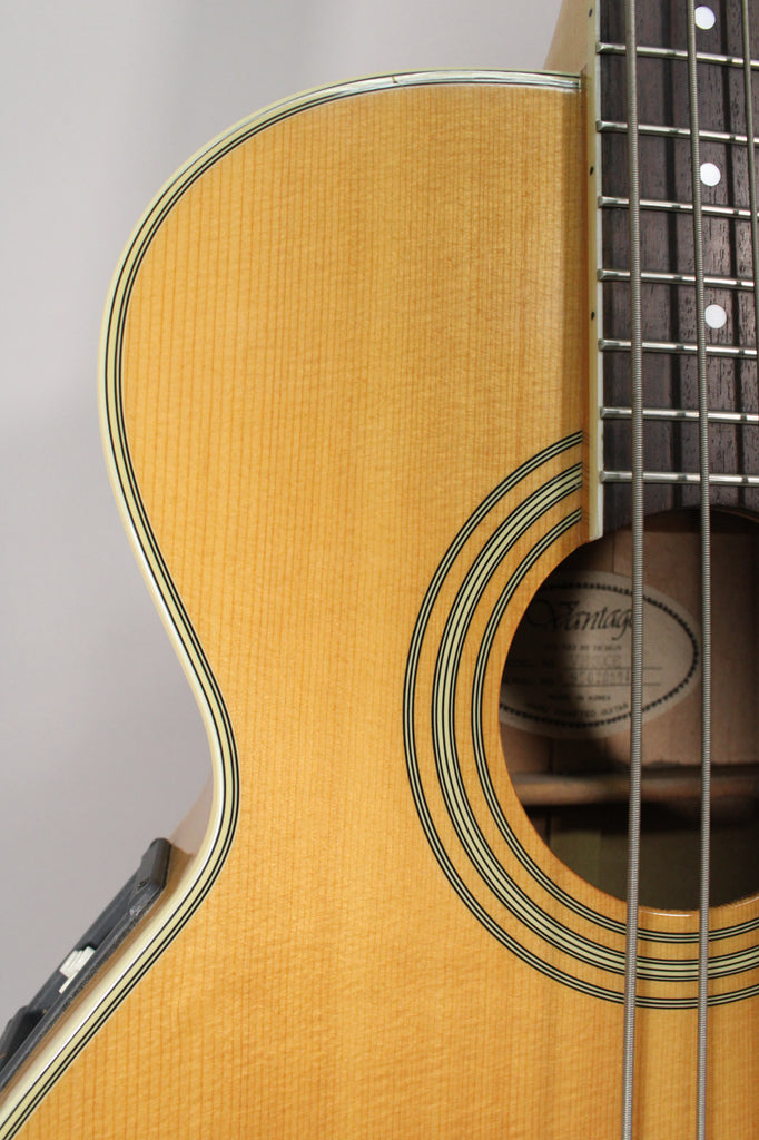 Washburn Vantage VB30CE Acoustic-Electric Cutaway Bass Natural w